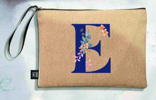 Sac à main Lettre E (Modèles variés) (25 × 18 × 1 cm)